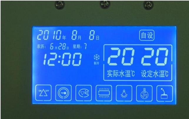 出口熱水器顯示屏LCD