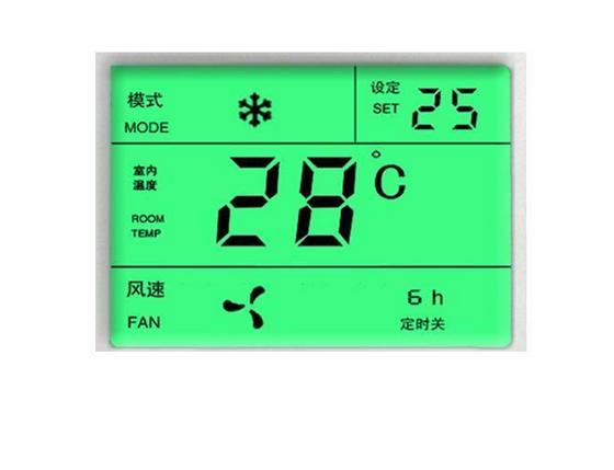 高端空調專用綠色背光LCD液晶屏